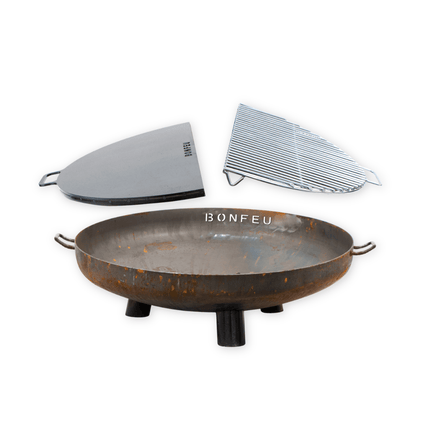Package deal BonFeu BonBowl Plus 80 + BonPlancha 1/2 80 + BonGrill 1/2 80