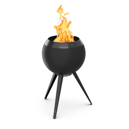 Höfats MOON 45 Smokeless Fire Pit with High Foot - Black
