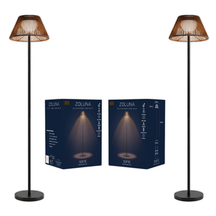 Package deal ZOLUNA 2x floor lamp Sofie
