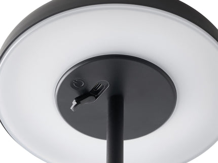 Nordlux solar table lamp Elmer LED black