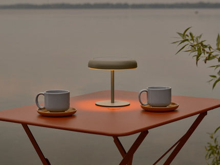 Nordlux solar table lamp Elmer LED olive green