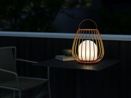Nordlux rechargeable garden lantern Jim LED orange
