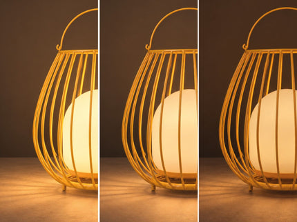 Nordlux rechargeable garden lantern Jim LED orange