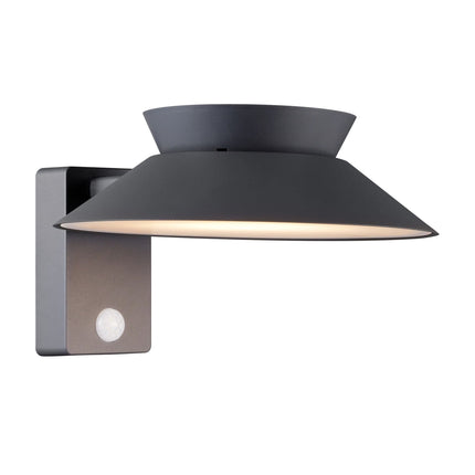 Nordlux solar wall light Justina anthracite