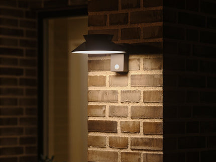 Nordlux solar wall light Justina anthracite