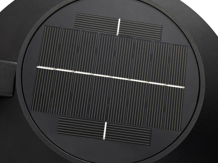 Nordlux solar wall light Justina black