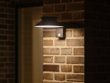 Nordlux solar wall light Justina black