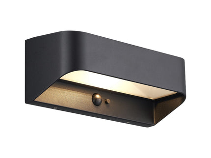 Nordlux solar wall light Marcellio LED black