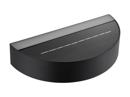 Nordlux solar wall light Monay Round black