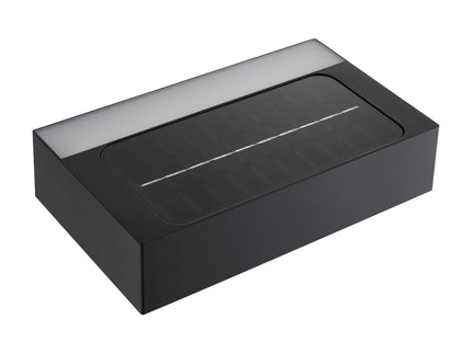 Nordlux solar wall light Monay Square black