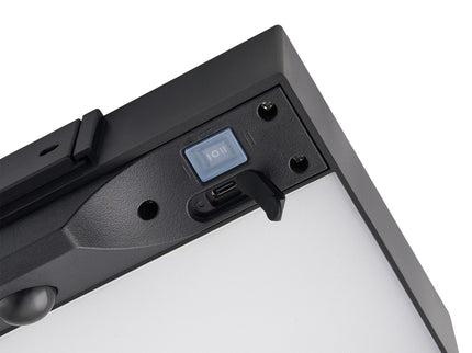 Nordlux solar wall light Monay Square black