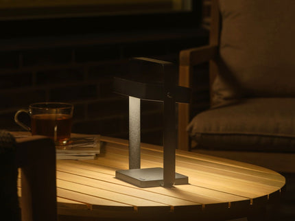 Nordlux solar table lamp Saulio LED black