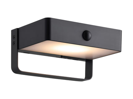 Nordlux solar wall light Saulio LED black