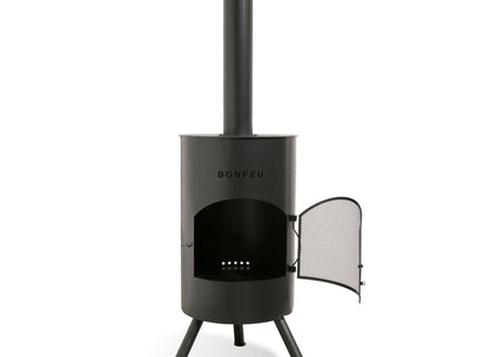BonFeu BonTon 40 Black Fireplace