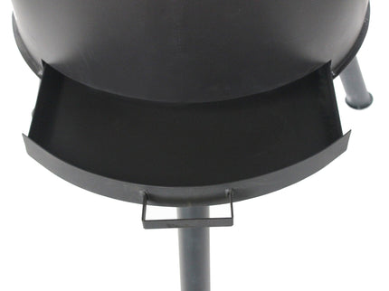 BonFeu BonTon tuinhaard 50 zwart aslade detail
