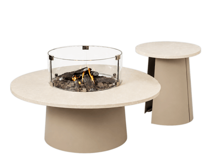Cosi side table/enclosure Cosidune sandy beige