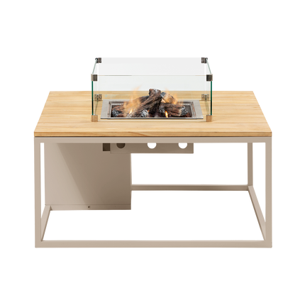 Cosi Firetable Cosiloft 100 Sandy Beige / Teak