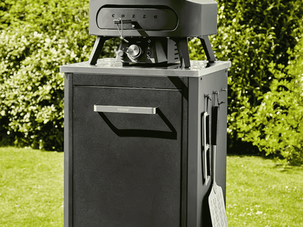 Cozze Classic ROTATE Black 13" pizza oven on gas