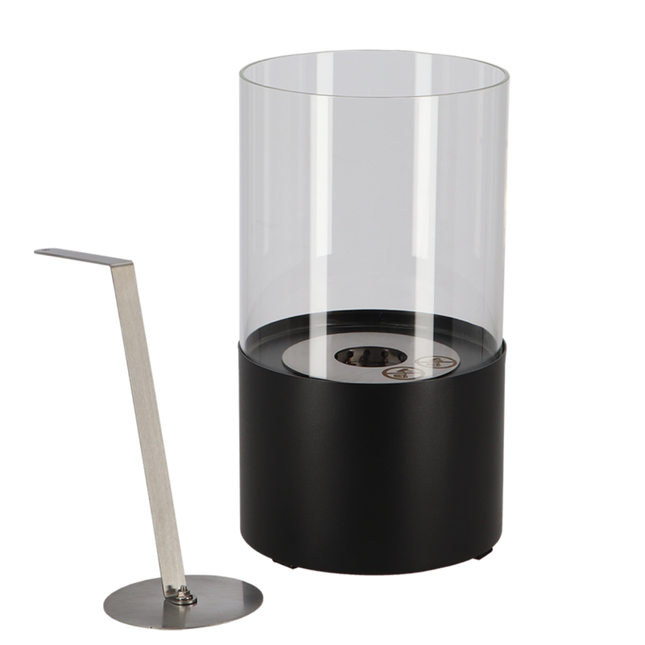 Esschert Bioethanol Table Fireplace Round Black