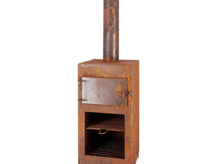Esschert Patio Heater + Pizza Oven Rust