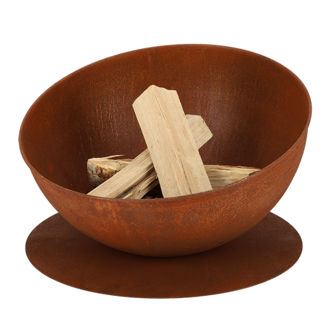Esschert Fire Bowl Tilted Rust