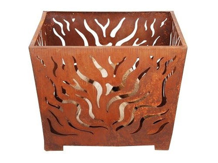 Esschert Firepit Square Rust (Medium)