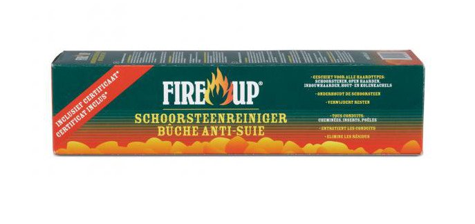 Fire Up schoorsteenreiniger haardblok