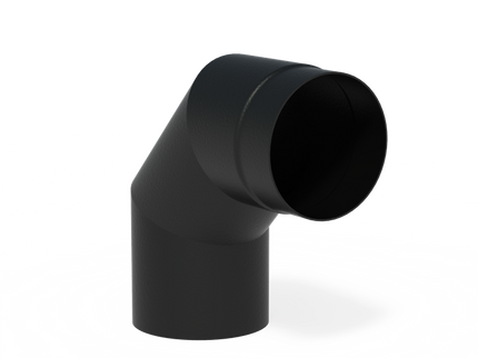 FORNO Curve 90° Black (Ø15cm)