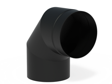 FORNO Curve 90° Black (Ø20cm)