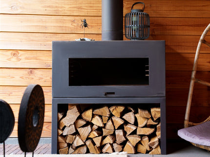 FORNO Fireplace Enok Black