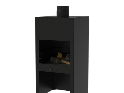 FORNO Fireplace Stig Black