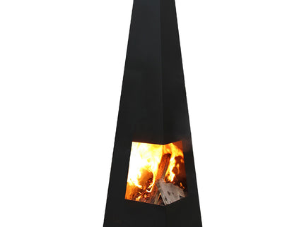 GardenMaxX Chacana Black Fireplace
