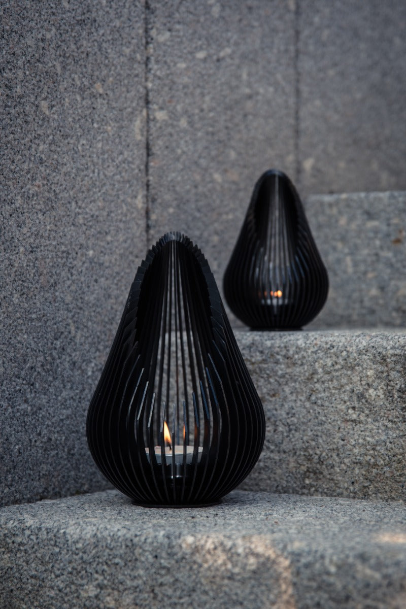 Black / Growdrop M (L 10 x W 10 x H 15 cm)