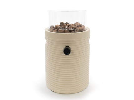 Happy Cocooning table burner Lumi Groove oyster beige
