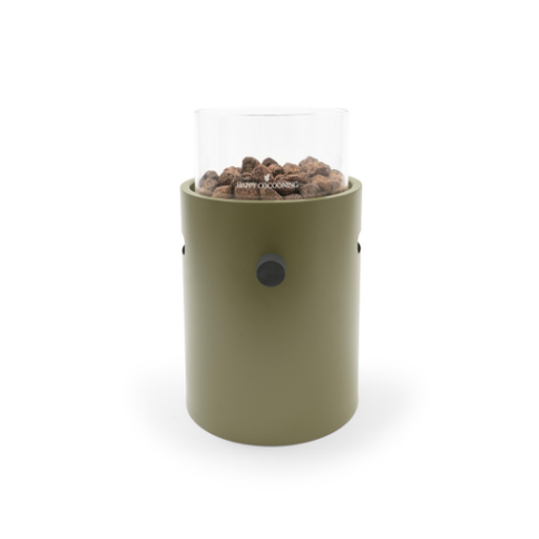 Happy Cocooning table burner Lumi Steel olive green