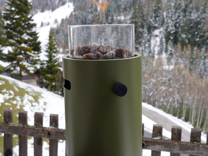 Happy Cocooning tafelbrander Lumi Steel olive green