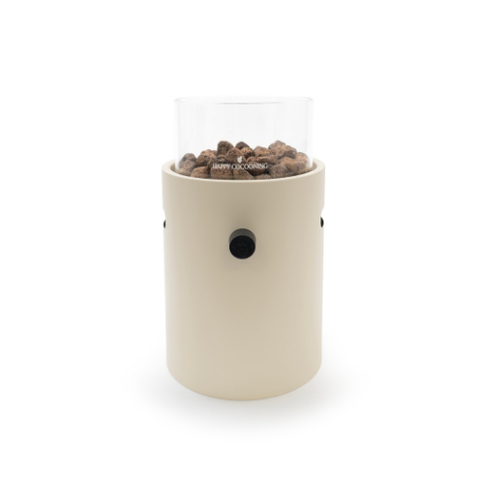 Happy Cocooning table burner Lumi Steel oyster beige