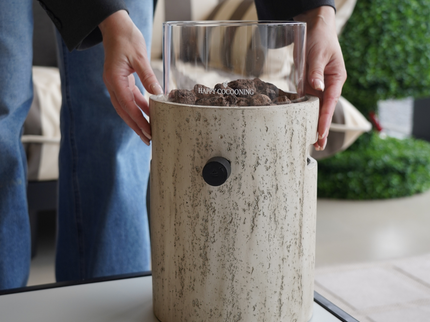 Happy Cocooning table burner Lumi Stone