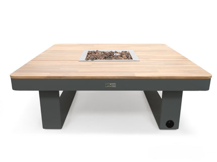 Happy Cocooning fire pit table Horizon 95 smokey anthracite