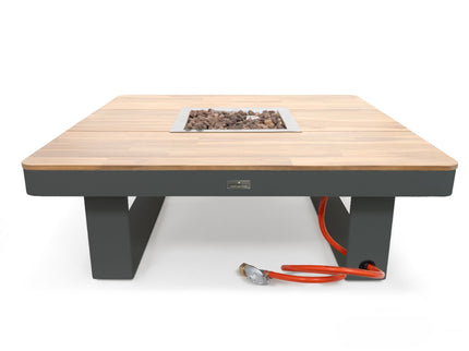 Happy Cocooning fire pit table Horizon 95 smokey anthracite