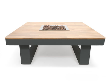 Happy Cocooning fire pit table Horizon 95 smokey anthracite