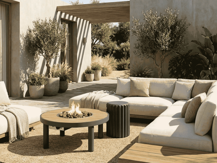 Happy Cocooning vuurtafel Riviera 80 smokey anthracite
