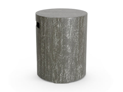 Happy Cocooning fire table set Estate 105 oscuro travertine