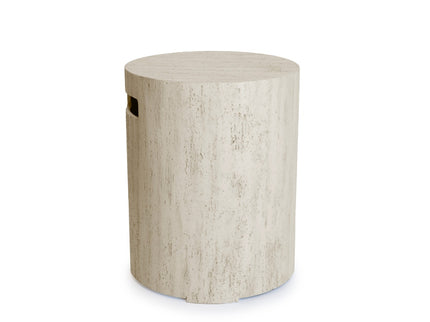 Happy Cocooning fire table set Estate 76 travertine