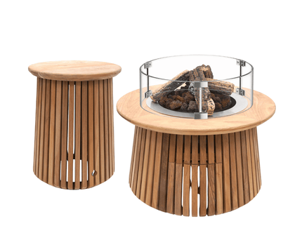 Happy Cocooning fire table set Lagune