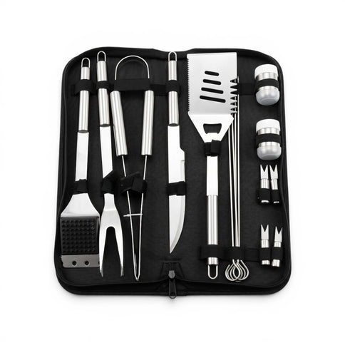 HEAT BBQ tool set Enkel 17-piece