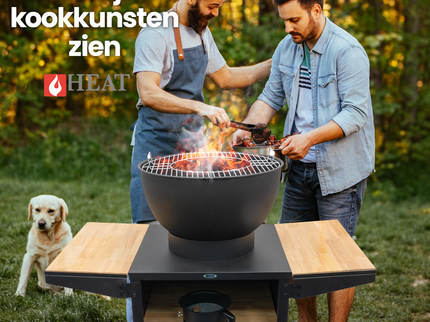 HEAT Kjok Buitenkeuken Ø56 cm Zwart