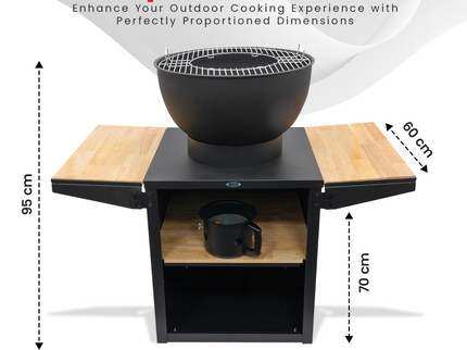 HEAT Kjok Outdoor Kitchen Ø56 cm Black