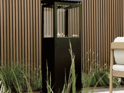 HEAT Outdoor Living Utevarme Terrace Fireplace Black