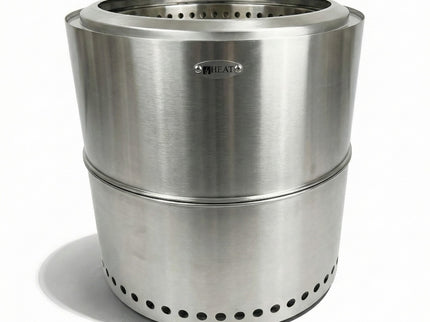 HEAT smokeless fire pit Rokfri Large stainless steel